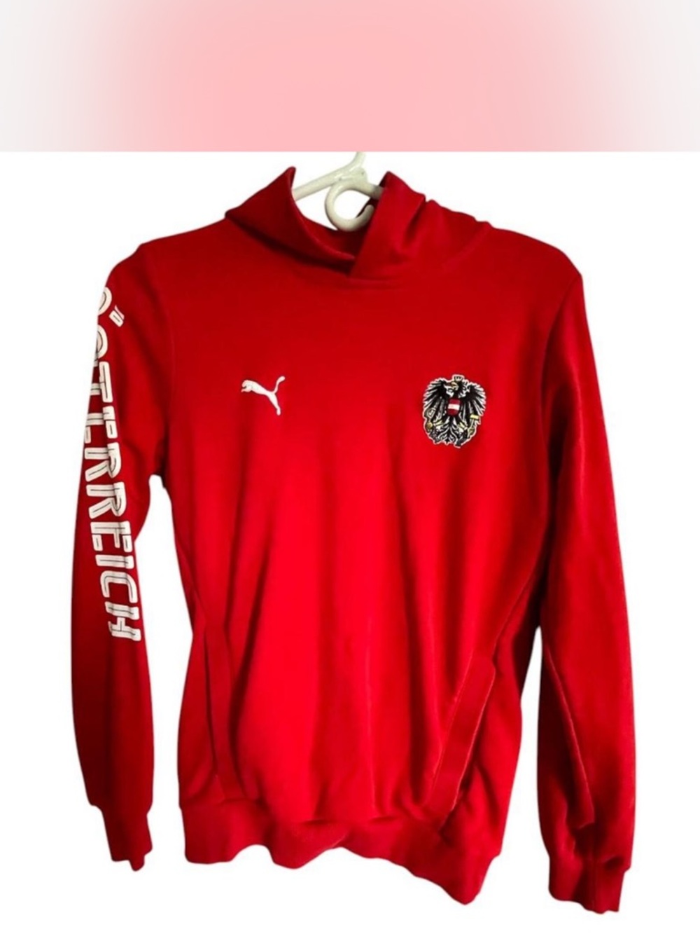 NWOT AUSTRIA NATIONAL TEAM 2018/2019 TRAINING FOOTBALL HOODIE-PUMA